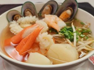 Seafood Noodles Soup